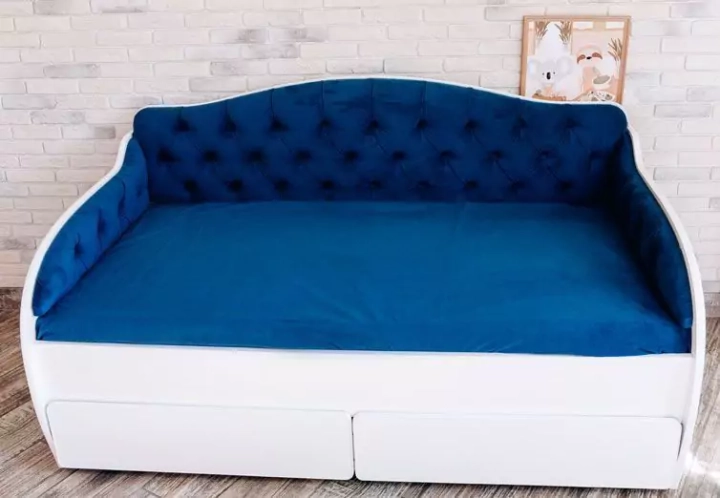 Кровать-тахта Вэлли с мягкими боковинами дизайн 6 2