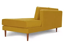 Прямой диван Блюз Без механизма Желтый