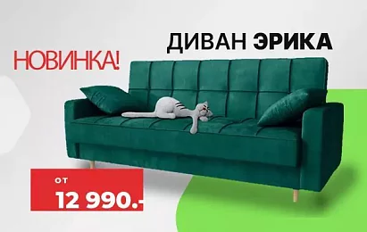 Новинка! Прямой диван Эрика