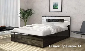 Кровать Глянец Кровати без механизма Черный