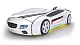 Кровать-машина Roadster Мерседес с подъемным механизмом, Белый