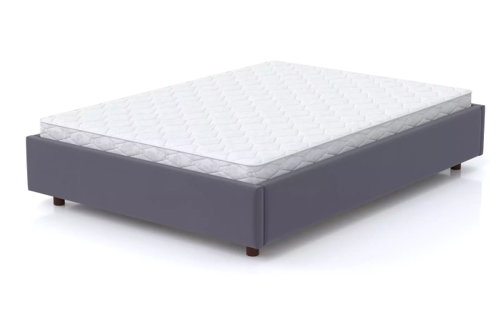 Мягкая кровать SleepBox 160 без изголовья, Серый