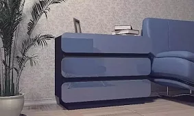 Комод Модерн (АйМеб 9) Синий