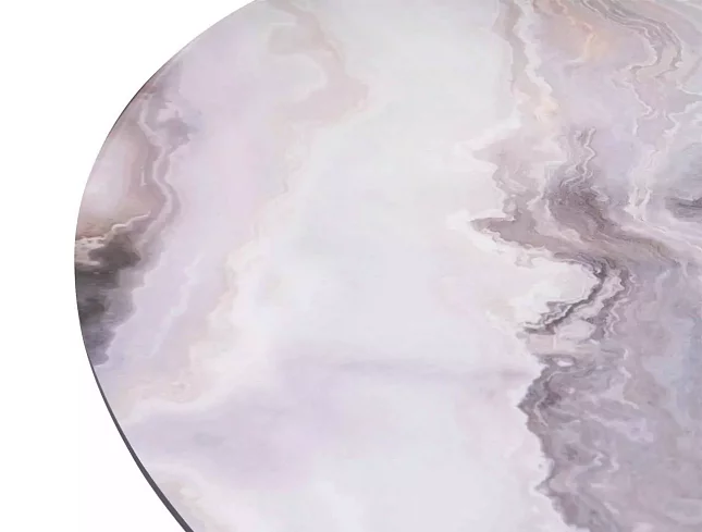 Стеклянный стол Вернер, Серый