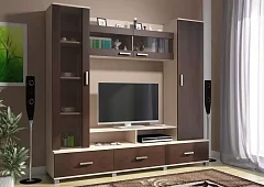 Стенка Соло 8 Ася-2 Коричневый