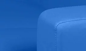 Прямой диван Модуле Без механизма Синий 