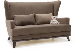 Прямой диван Ритм Без механизма Коричневый 