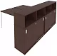 Рабочая станция с опорным шкафом-купе 4 Metal System Style, Бежевый