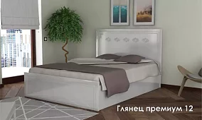 Кровать Глянец Кровати без механизма Белый