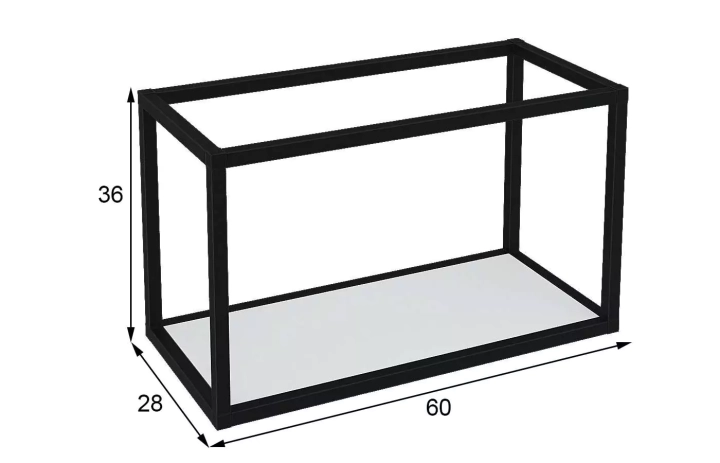 Каркасная полка Лофт ПМГ-Л 600, Белый