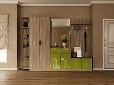 Прихожая глянец 3D 14 Бежевый 