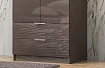 Шкаф распашной Глянец 2, Коричневый