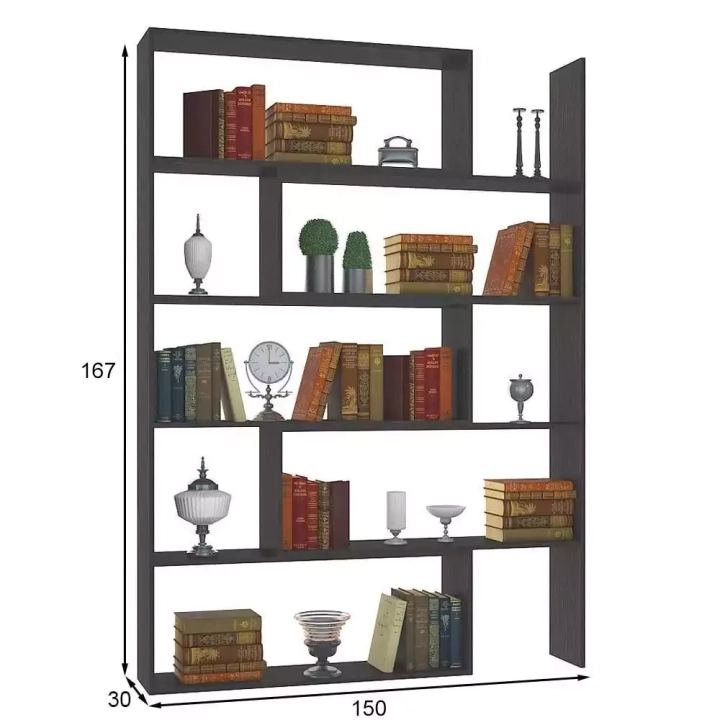 Стеллаж Модерн (loft), Венге темный