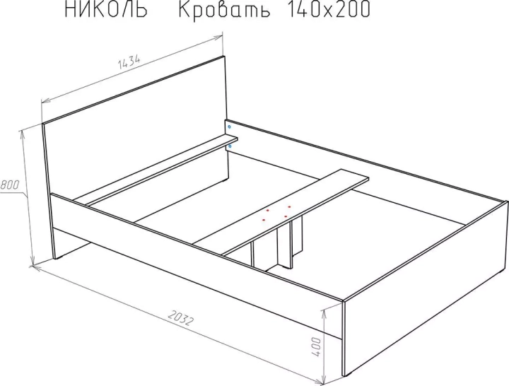 Кровать Модерн Николь светлая с Матрасом Divano боннель (Кровать с Матрасом), Бежевый
