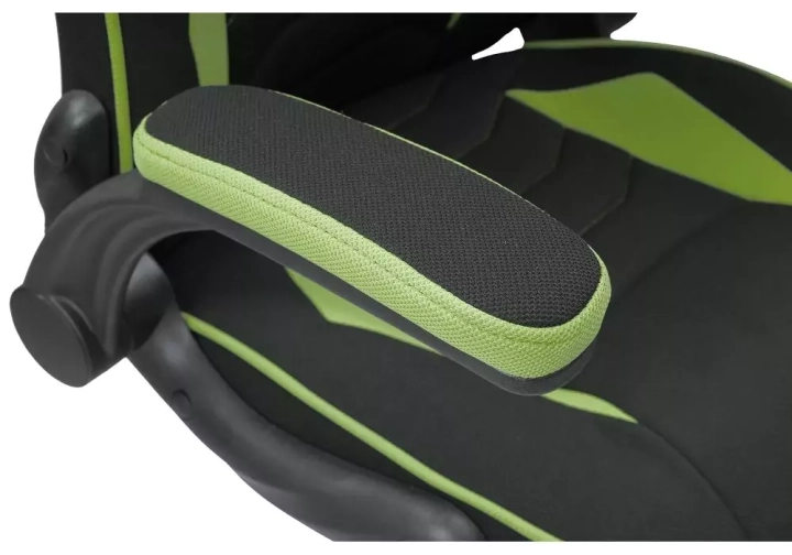 Кресло компьютерное Plast 1 green / black, Черный
