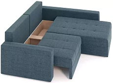 Угловой диван Брест 2 секции Еврокнижка Синий