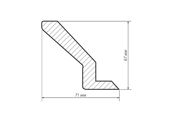 ф208а Декоративный карниз