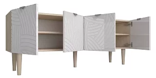 Комод Сканди (Йорк 19) Белый