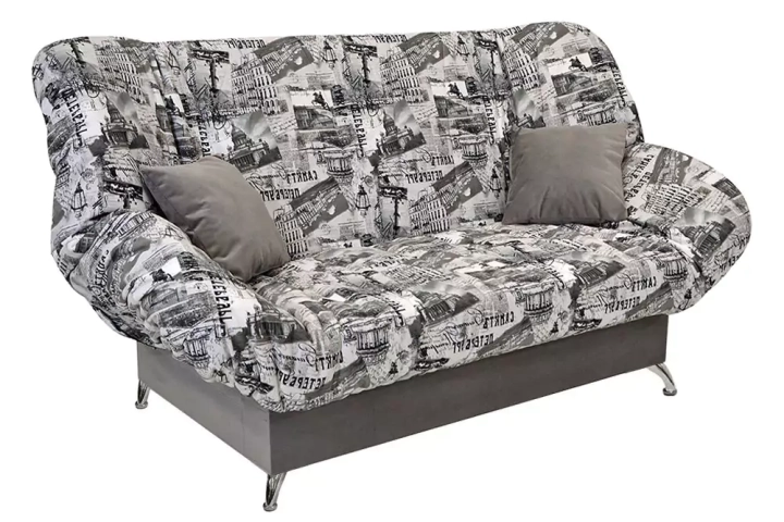 Прямой диван Санта Амстердам, Серый {3346357} – купить в Москве за 23590руб в интернет-магазине Divano.ru
