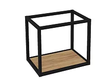Каркасная полка Лофт ПМГ-Л 400 Черный