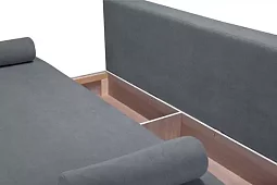 Прямой диван Мау Еврокнижка Серый