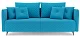 ф50а Прямой диван Вашингтон (Синий) 1