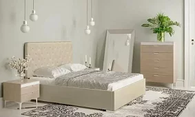 Кровать Борнео Бежевый