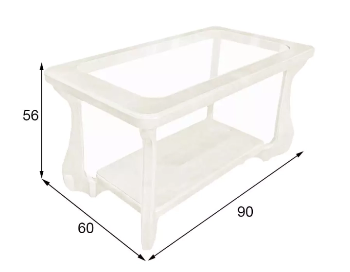 ф116а Стол Терн белый размеры