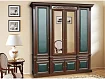 Шкаф 4-х ств. Благо, Коричневый