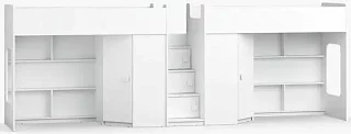 Двухъярусная кровать Легенда Кровати без механизма Розовый
