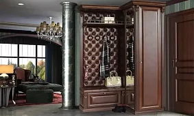 Прихожая угловая Благо Коричневый 