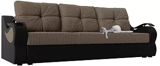 Прямой диван Меркурий Еврокнижка Бежевый