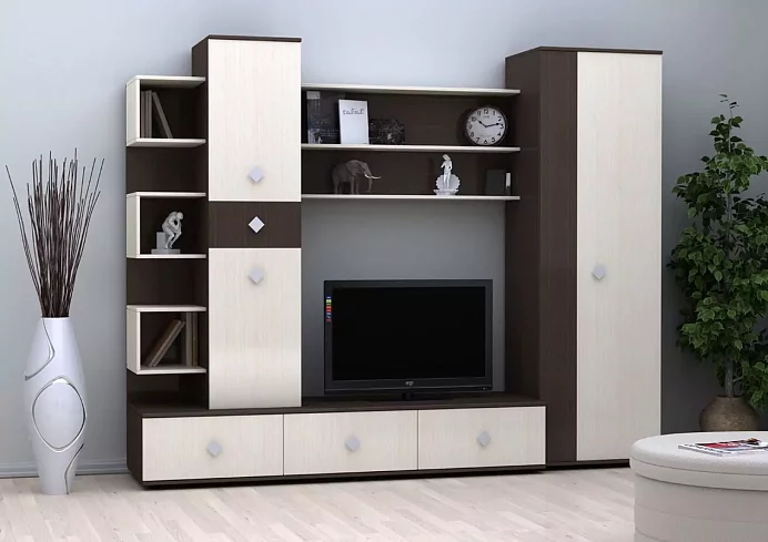 Стенка Стиль 2, Бежевый