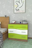 Комод Мебелеф-10 Красный