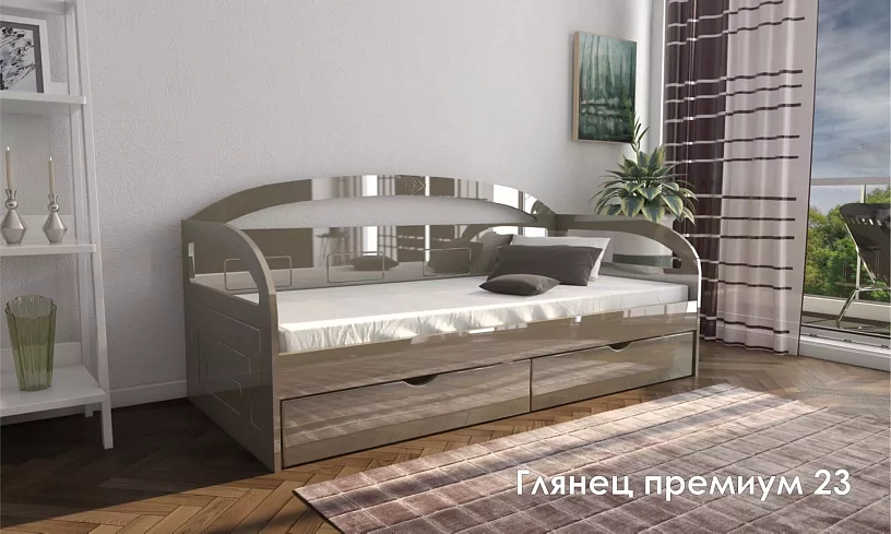 Кровать детская Глянец, Бежевый
