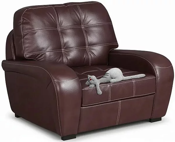 Кожаное кресло Монреаль, Коричневый