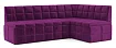 Диван угловой кухонный Атлантис, Фиолетовый