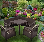 Обеденная группа Ялта large set Шоколад