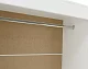 Шкаф-купе Бассо 1.3 м (белое дерево), Белый