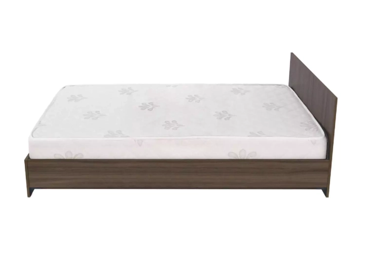 Двуспальная кровать Ронда КР-160 (венге) с матрасом Divano Classic 160 Зависимые пружины (Bonnelle), Венге
