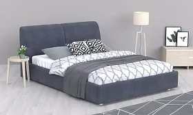 Мягкая кровать Бекка 160х200 дизайн 8