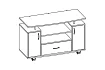 Тумба под ТВ Анастасия 4 арт199, Коричневый