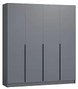 Шкаф 2.0 м Авангард, графит