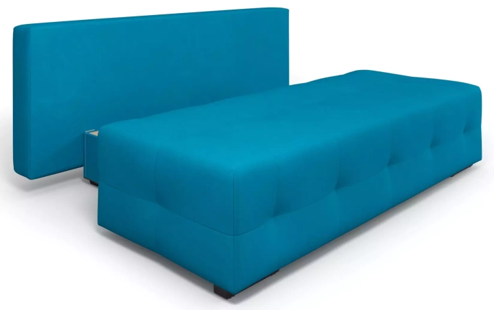 ф50а Прямой диван еврокнижка Марсель №1 (синий) 5