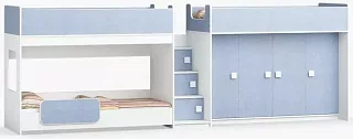 Трехъярусная кровать Легенда Кровати без механизма Розовый