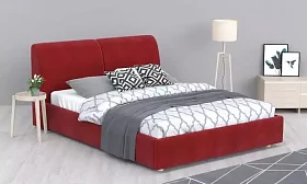 Мягкая кровать Бекка 140х200 дизайн 6