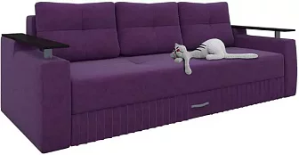 Прямой диван лотос Еврокнижка 