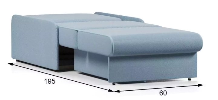 ф269а Кресло-кровать Глобус дизайн 3 разлож размеры