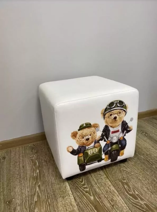 Пуф Куб, Белый