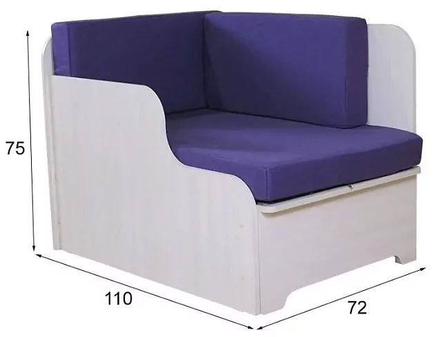 Кушетка Мелодия, Фиолетовый